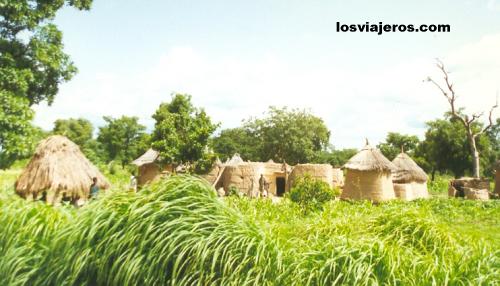 Casa tradicional de la tribu Lobi - Cerca de Gaoua - Burkina Faso