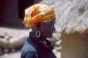 Go to big photo: Old woman of the Bedic tribe - Iwol - Bassari Country - Senegal