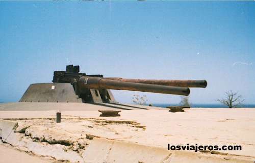 Cañones de la segunda guerra mundial - Isla de Goré- Senegal
Goreé Island- Senegal