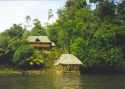 Houses in the Dulce River- Guatemala
