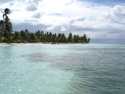 Vista de una playa de isla Saona - Punta Cana - Dominicana Rep.