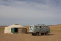 Ger típico y furgoneta rusa - Mongolia
Monoglian ger - Mongolia