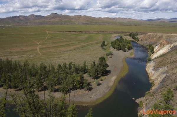 Camino de Karakhorum siguiendo el río Orkhon  - Mongolia