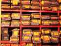 Go to big photo: Handwritten Buddhist books in Ghoom Monastery - India