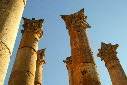 Columnas corintias en el Santuario de Artemisa -Jerash- Jordania