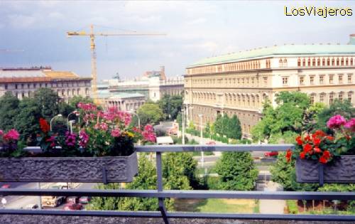 Vista del centro de Viena - Austria