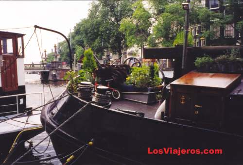 Barcazas en Amsterdan - Holanda