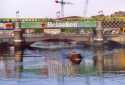 Ir a Foto: Rio Liffey a su paso por el centro de Dublin 
Go to Photo: Bridge over Liffey river - Dublin