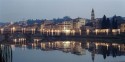La ciudad de Florencia y el rio Arno- Italia