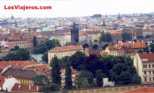 Vista general de la ciudad de Praga - Praga - República Checa - Checa Rep.