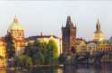 Sunset over the old city - Prague - Czech Republic