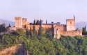 Alcazaba y torre de la Vela de la Alhambra de Granada - España