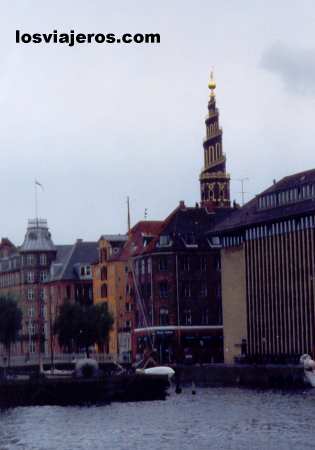 Torre de Vor Frelser Kirke - Copenhague -Dinamarca