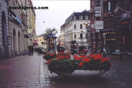 Centro comercial de la ciudad de Karlskrona -Suecia - Dinamarca