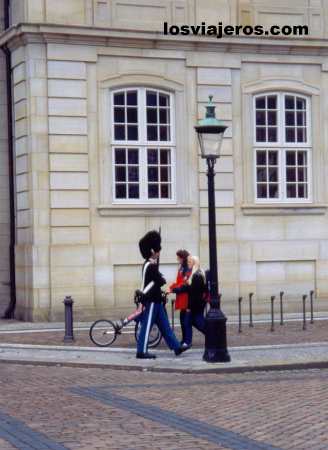 Palacio real de Amalienborg - Copenhague -Dinamarca