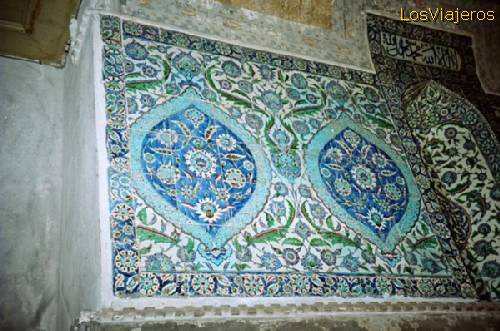 Azulejos de Iznik en Santa Sofía-Istambul- - Turquia