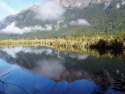 Lago de los espejos o Mirror Lake - Nueva Zelanda