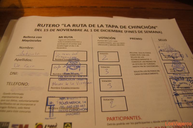 Ruta de la Tapa de Chinchón (1)