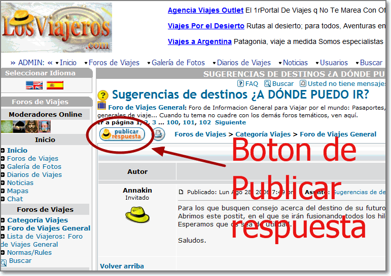 Como Publicar un mensaje en el Foro - Como enviar mensajes al Foro (abrir nuevo tema o responder) - Tutoriales y Modo de Uso del Foro