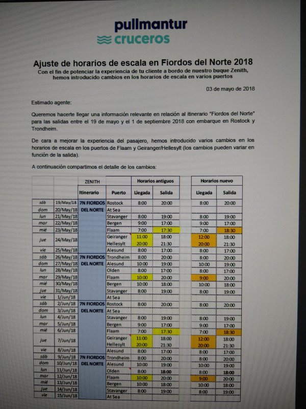 Crucero Zenith Pullmantur Fiordos del Norte - Foro Cruceros por Báltico y Fiordos