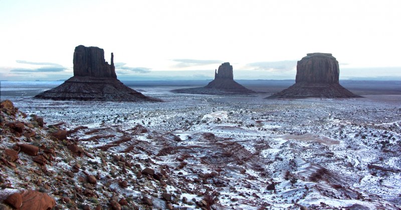 Monument Valley en invierno con y sin nieve - Monument Valley (Navajo Tribal Park) - Foro Costa Oeste de USA